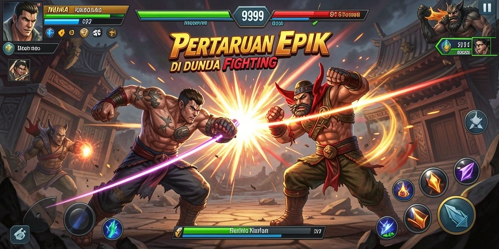 Tampilan gameplay Fighting yang menegangkan dalam <strong>9399</strong>.