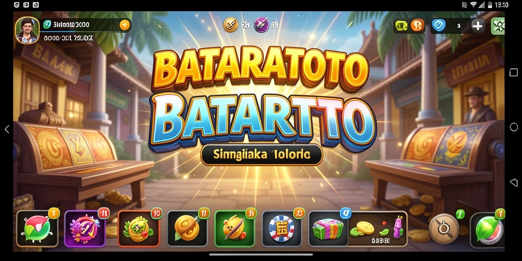 Tangkapan layar gameplay dari BATARATOTO yang menampilkan simulasi yang interaktif.