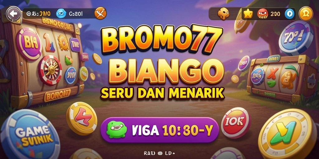 Tampilan gameplay BROMO77 yang menarik saat bermain Bingo.