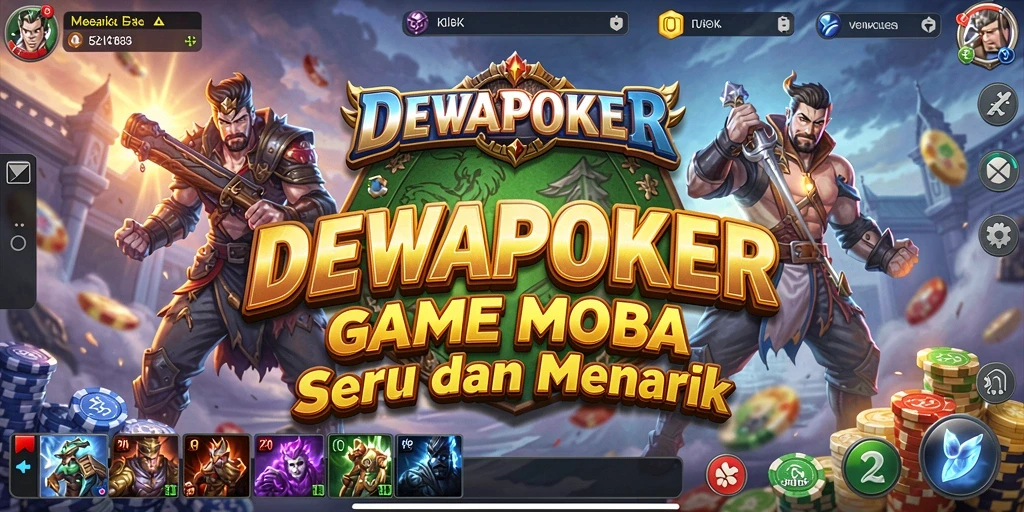 Tampilan gameplay seru di DEWAPOKER dengan aksi menegangkan.
