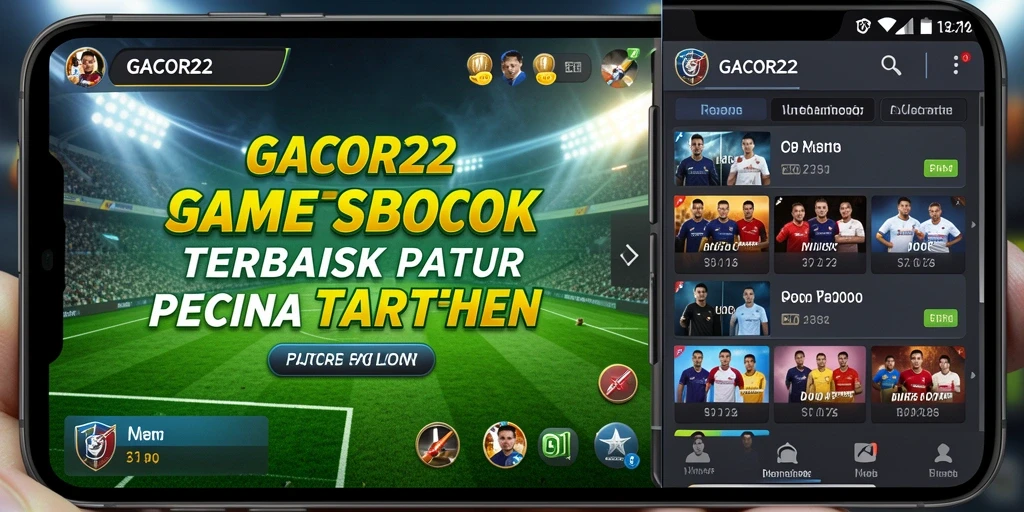 Tampilan antarmuka GACOR22 dengan fitur taruhan langsung yang menarik.
