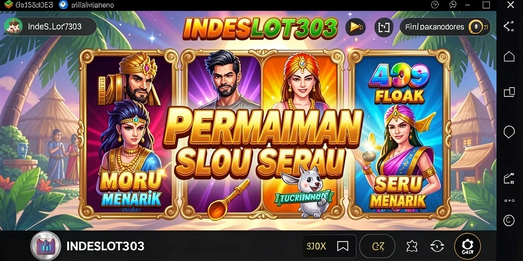 Tampilan gameplay seru dan mendebarkan di INDESLOT303.