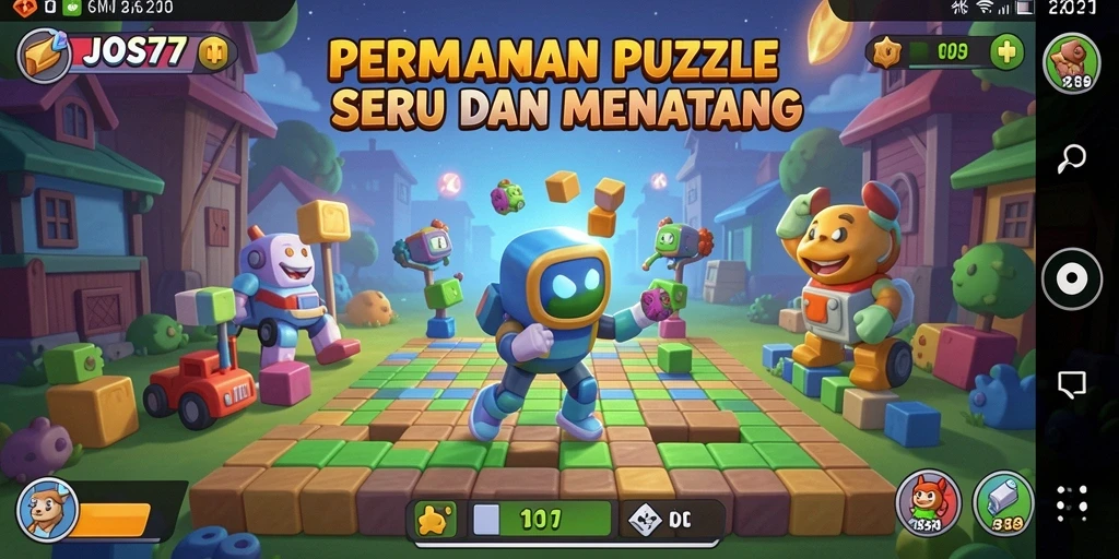 Tampilan permainan JOS77 yang penuh warna dan menantang.