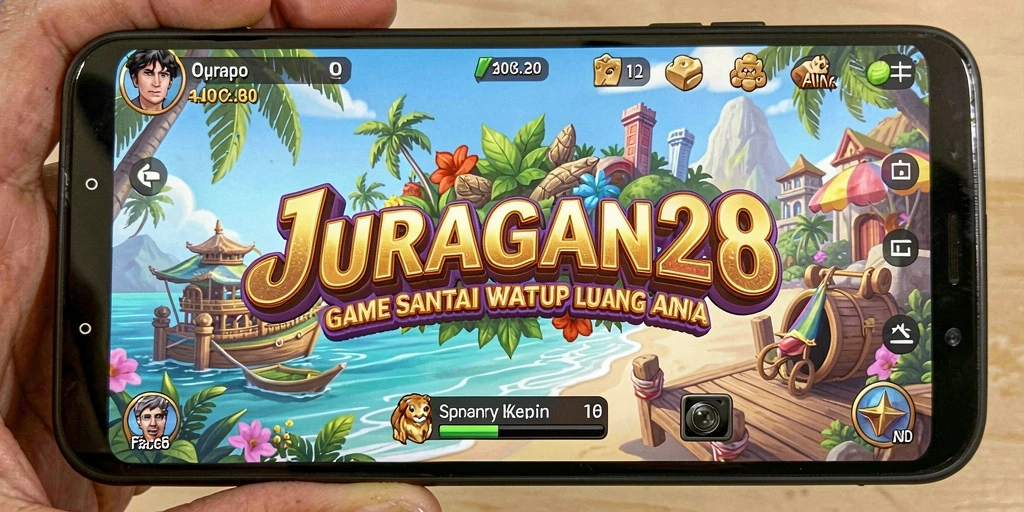 Gameplay JURAGAN28 yang penuh warna dan menyenangkan.