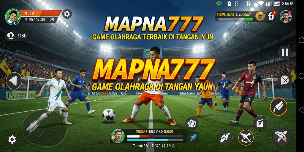 Screenshot gameplay MAPNA777 menampilkan aksi seru dalam olahraga.