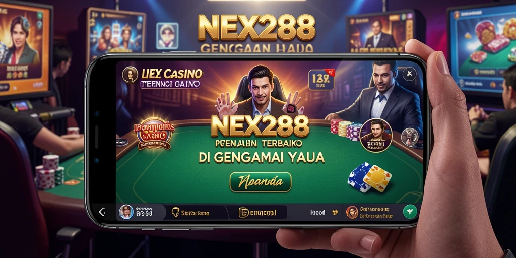 Gameplay Live Casino NEX288 dengan dealer langsung yang profesional.