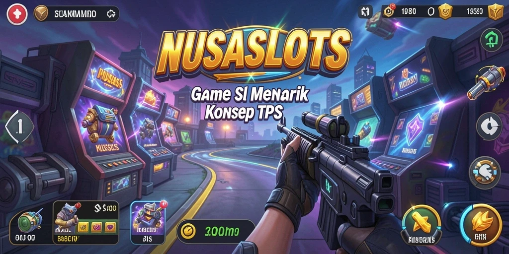 Tampilan gameplay NUSASLOTS dengan desain slot yang memukau.