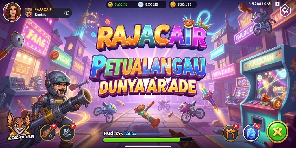 Screenshot menampilkan aksi seru dan gameplay menantang dalam RAJACAIR.
