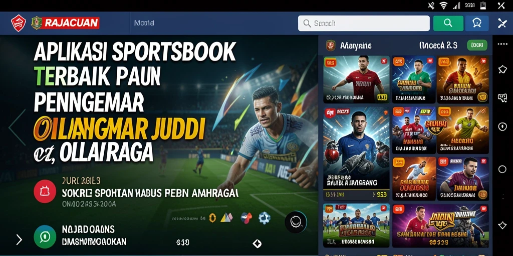 Tampilan gameplay menarik dari aplikasi RAJACUAN di smartphone.