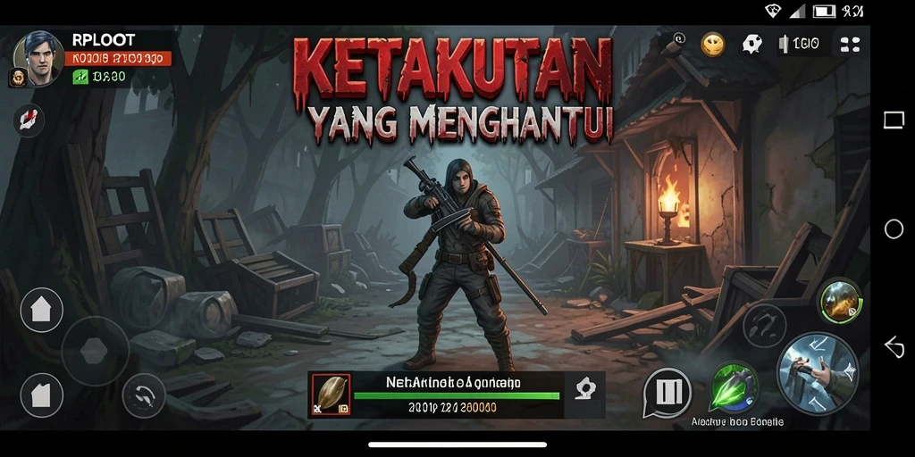 Tampilan menyeramkan dari gameplay RPLOOT yang memikat.