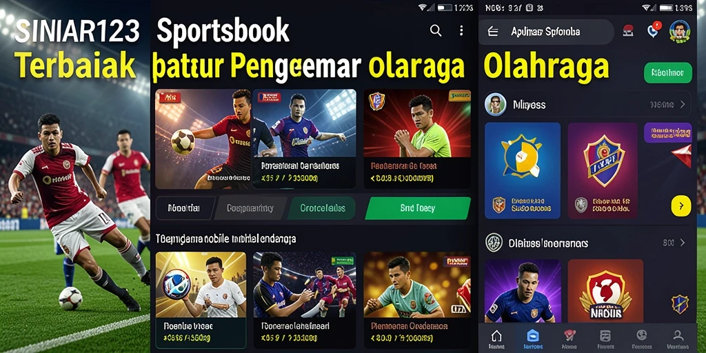 Screenshot utama SINAR123 menampilkan aksi taruhan olahraga yang seru.