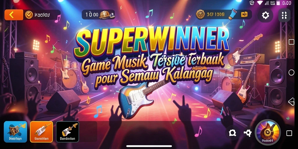 Menampilkan gameplay <strong>SUPERWINNER</strong> yang seru dan interaktif.