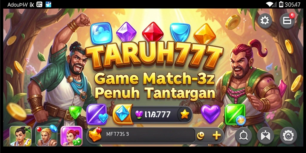 Tampilan gameplay seru dan menantang di TARUH777.